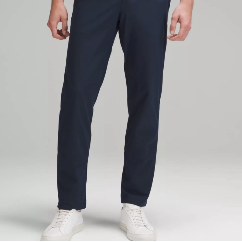 Lululemon Men’s ABC Slim Fit Trouser Warpstreme 34/28 Navy